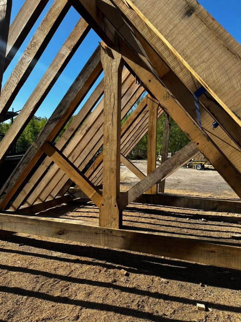 The restoration of a dilapidated barn and Oast house