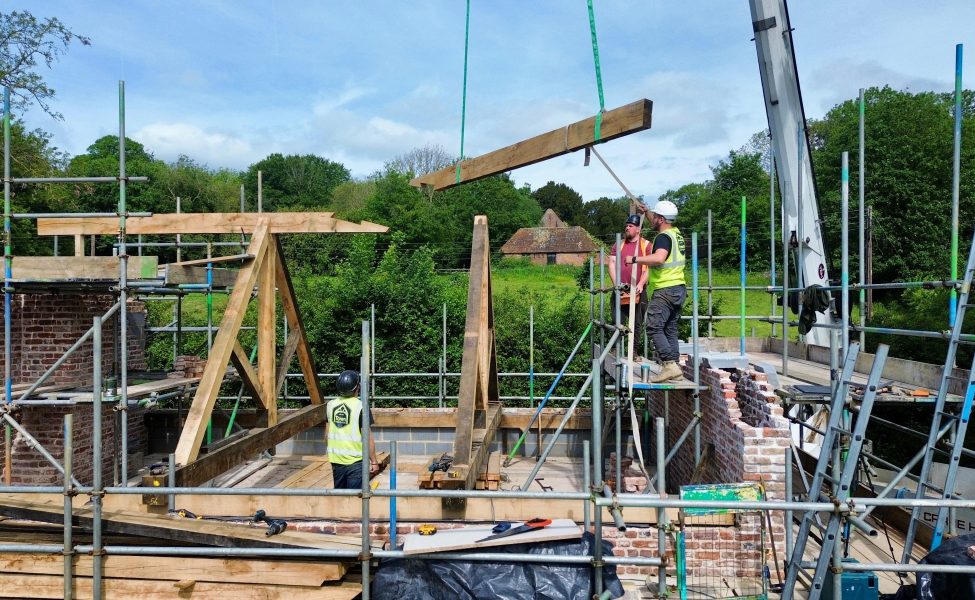 Heronden oast house *Listed* oak frame roofs